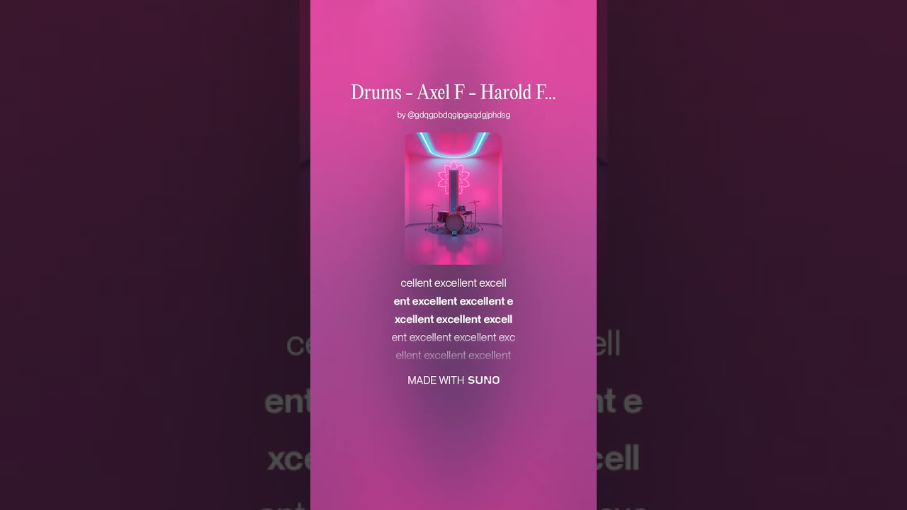 Drums   Axel F   Harold Faltermey… x Drums   Lay All Your Love On Me  … Mashup