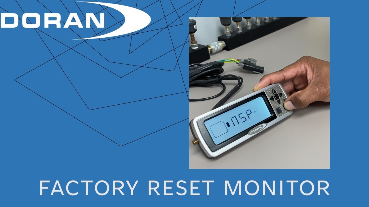 Doran 360™ TPMS How To: Factory Reset the Monitor