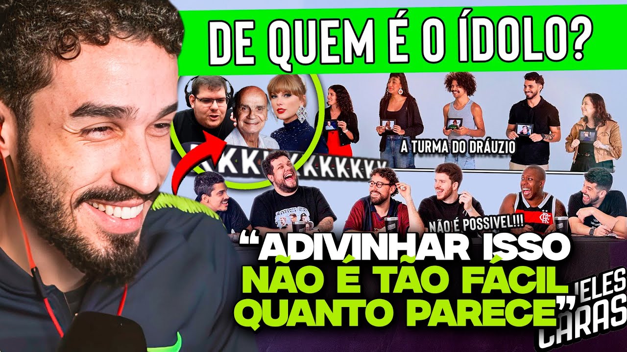 T&Aacute; DIF&Iacute;CIL DE ACERTAR! DE QUEM &Eacute; O &Iacute;DOLO? | REACT AQUELES CARAS