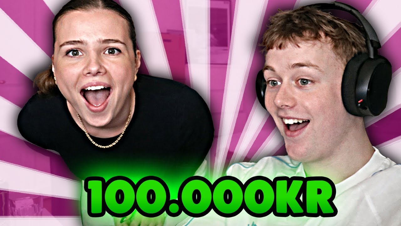 DONERER 100.000KR TIL DANSKE STREAMERE