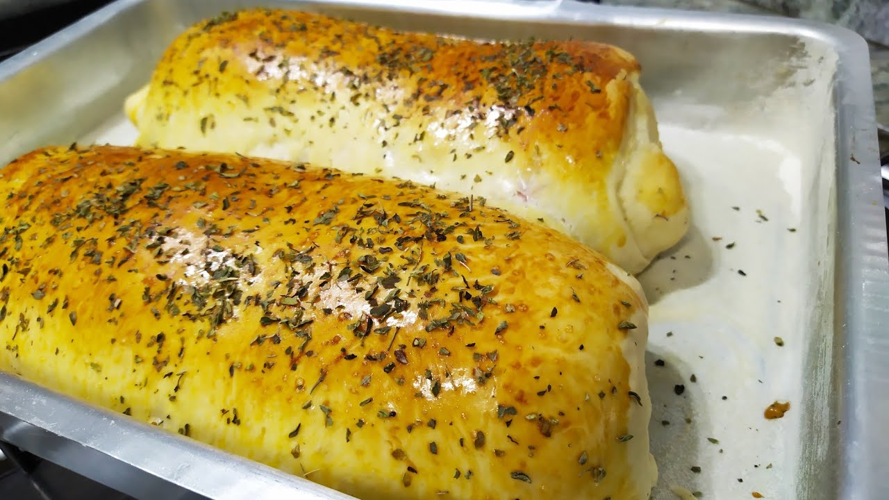 COMO FAZER PÃO RECHEADO DE CALABRESA