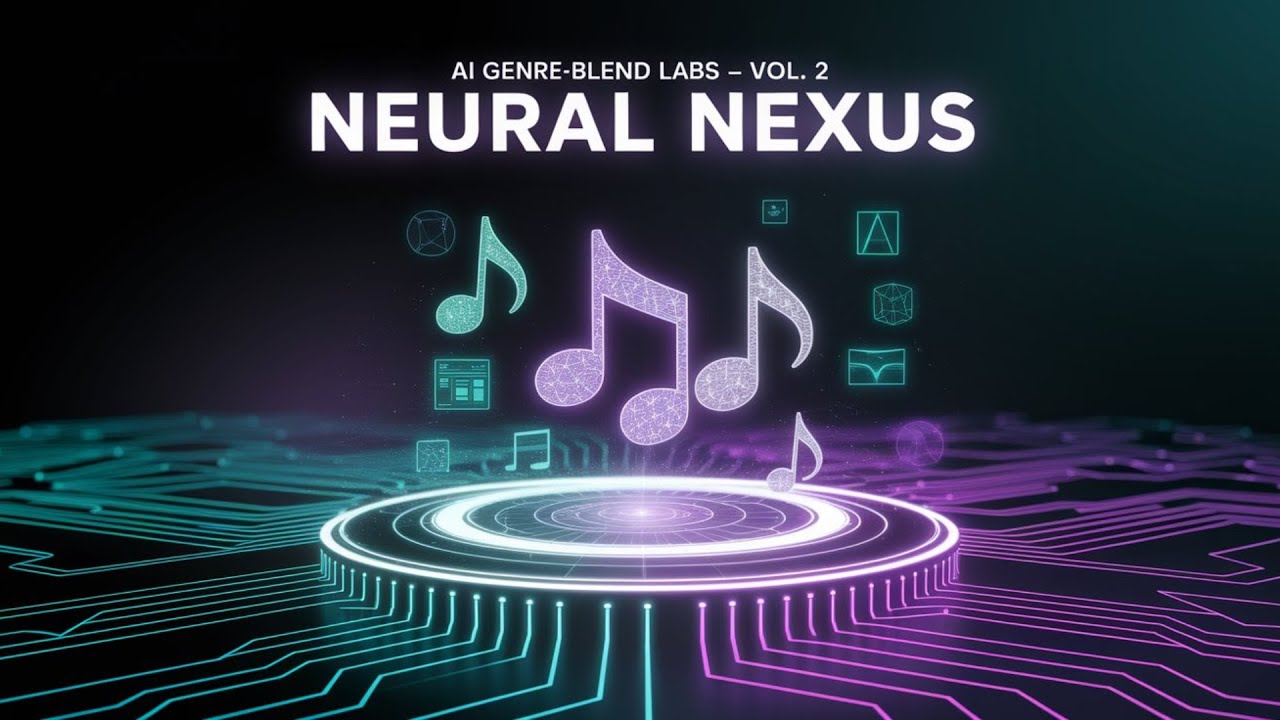 AI Genre-Blend Labs Vol. 2: Neural Nexus | Futuristic Mix for Work, Study & Gaming 🎧 24/7 Stream