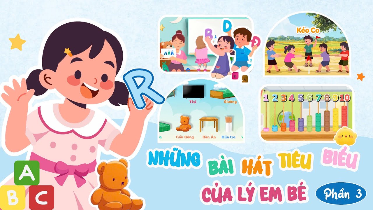 NHỮNG ĐIỆU DÂN CA CÙNG BÉ LỚN KHÔN (PHẦN 3) || LÝ EM BÉ - Ca Nhạc Thiếu Nhi Vui Nhộn