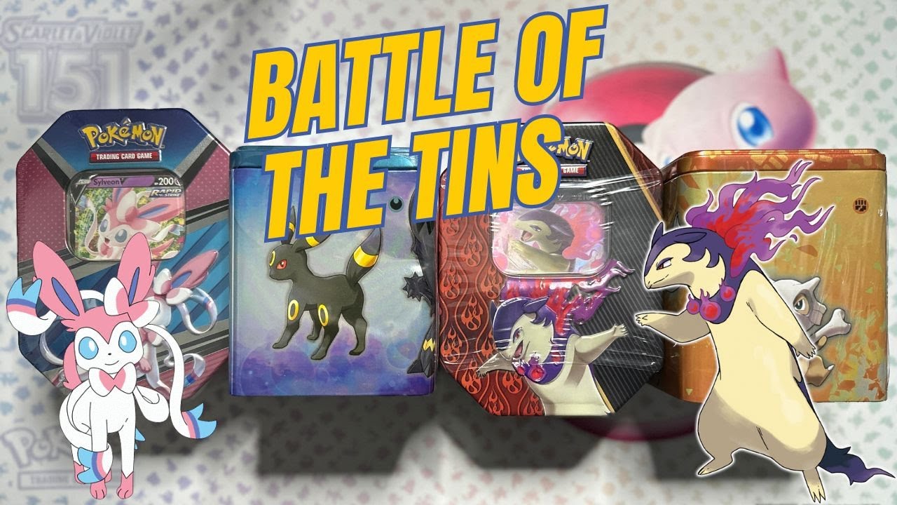 Pokemon Tins Collide: Typhlosion vs. Sylveon - Who Will Win?