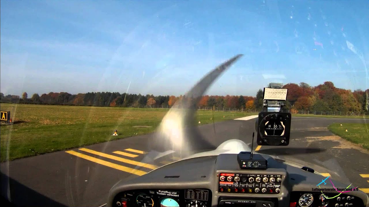 VFR Flight EDKW to EDLD - Dimona HK36