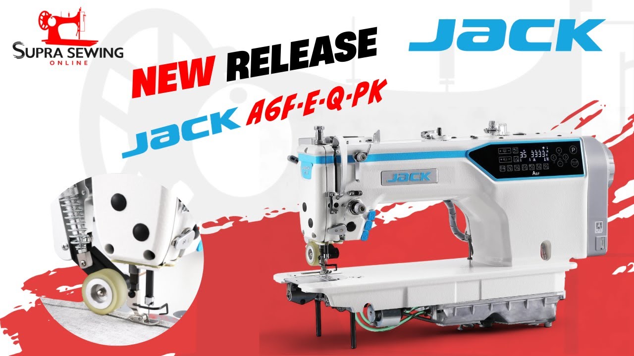🔥NEW RELEASE🔥 Jack A6F-E-Q-PK Needle Feed Industrial Sewing Machine with Puller