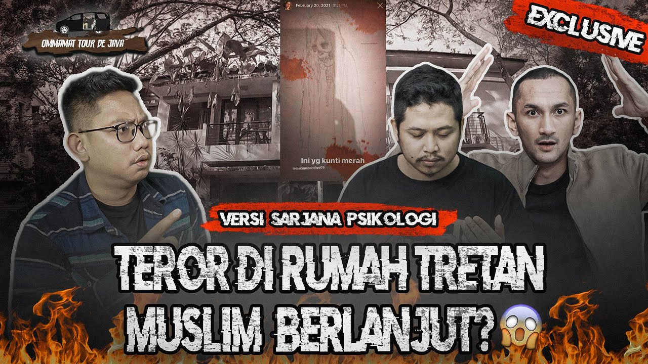 LU TONTON DEH NIH! PSIKOLOGI VS HOROR?? SEMPAT SKEPTIS TP KENA TEROR DI RUMAH TRETAN MUSLIM #OMMAMAT