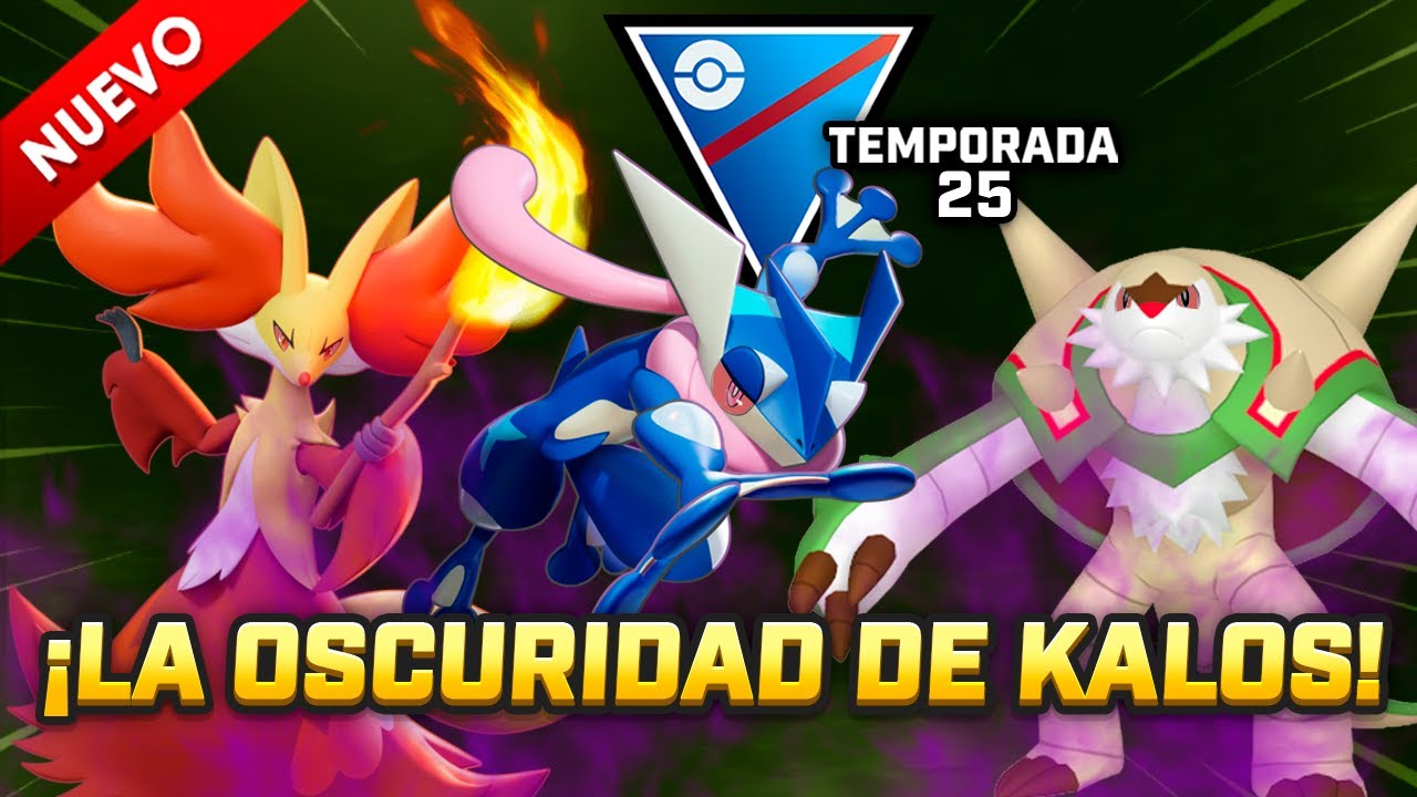 ¡ASÍ SON las 3 BESTIAS INICIALES OSCURAS de KALOS en LIGA SÚPER (1500PC)! - GBL PvP POKÉMON GO T25