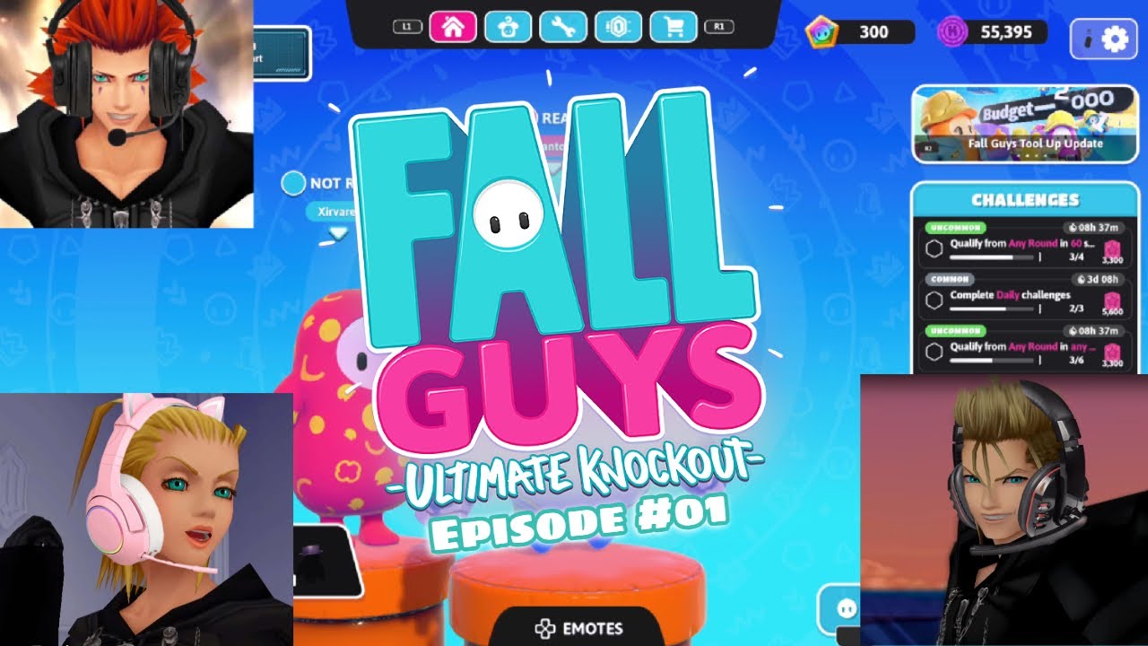 Organization XIII Plays Fall Guys | Kingdom Hearts AI Voices