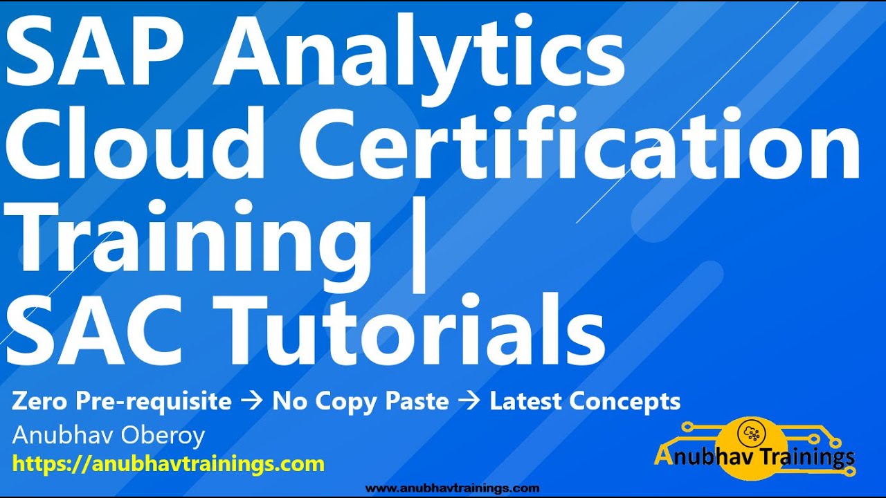 SAP Analytics Cloud Certification Training | SAP SAC Tutorials | SAP Analytics Cloud Course