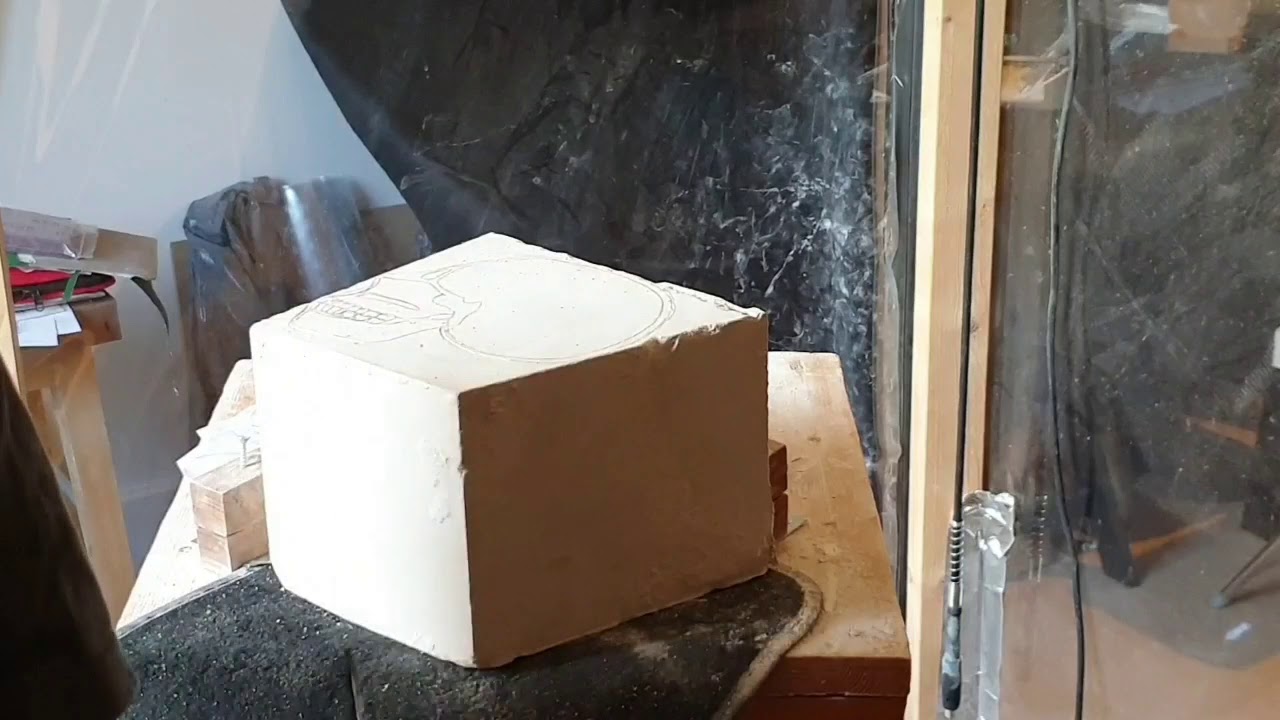 How I carved a skull in stone