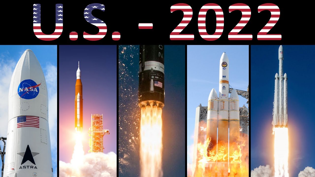 Rocket Launch Compilation 2022 - U.S. Rockets