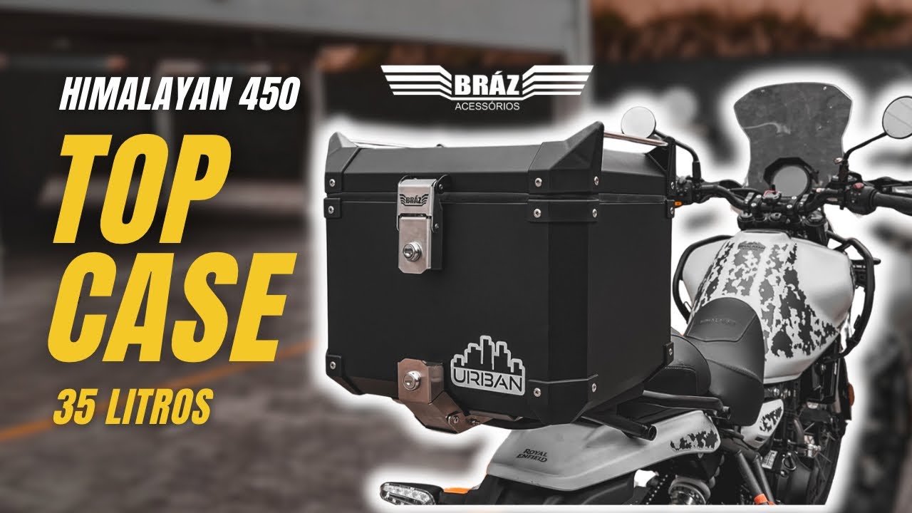 ENCAIXE PERFEITO? TOP CASE URBAN 35 LITROS: BRÁZ ACESSÓRIOS #himalayan450 #braz 