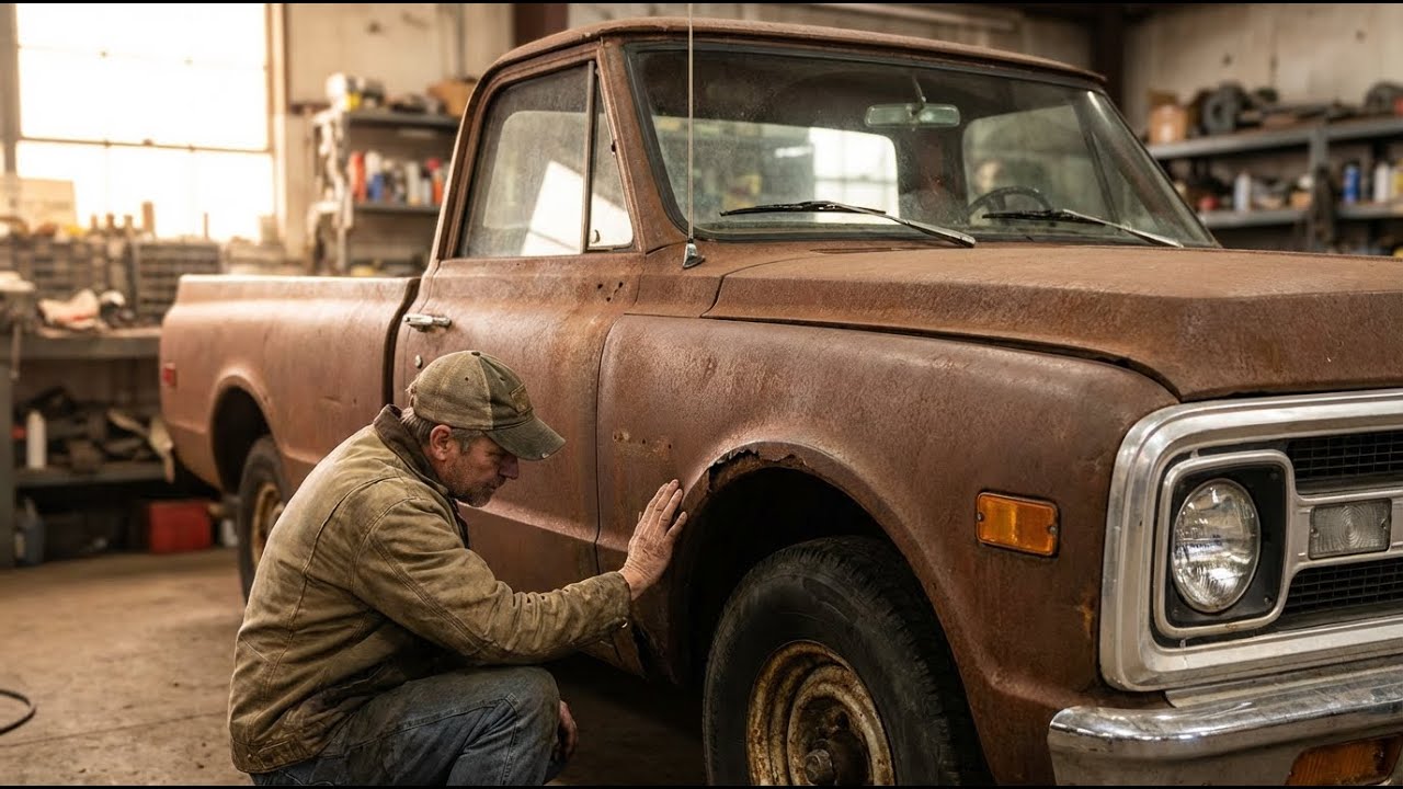 Full Rebuild of a Heavily Rusted 1972 American Pickup Truck |ASMR Car Restoration