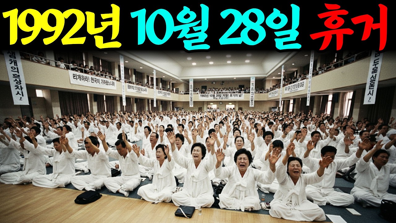 [실화바탕] 1992년 휴거 예언 믿고 전 재산 바친 사람들, 그시각 이목사는 구치소에서 코 골며 자고있었다?ㅣ어메이징미스터리ㅣ괴담ㅣ미스테리ㅣ무서운이야기ㅣ실종사건ㅣ현실공포