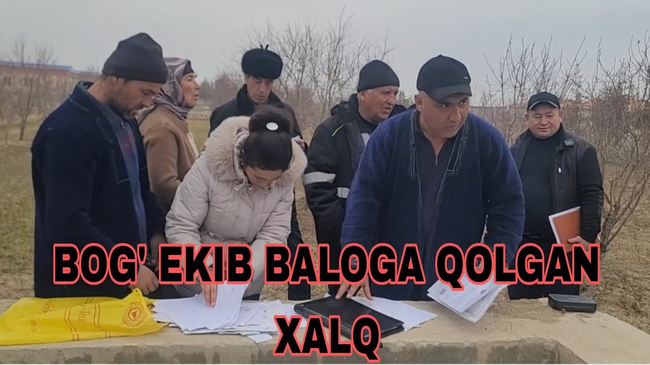 QASHQADARYO MIRISHKOR TUMANI BUZULAYOTGAN BOG'