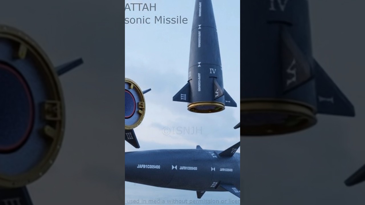 Iran&rsquo;s Fattah-1 Hypersonic Missile 🚀 | Mach 15 Speed! #HypersonicMissile #MilitaryShorts