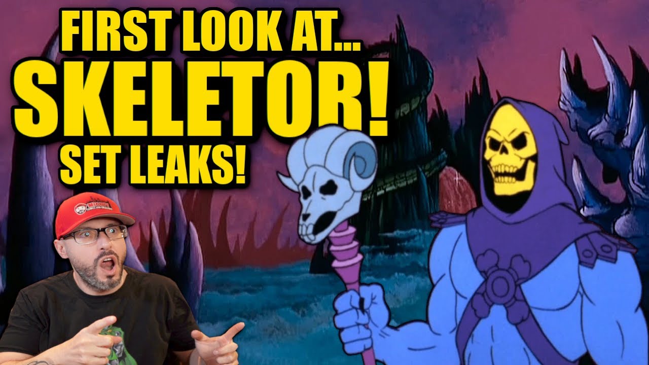 First Look!  Skeletor on the Set of Masters of the Universe!