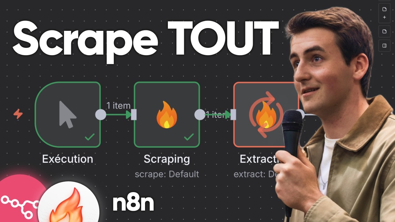Les 3 meilleures fa&ccedil;ons de SCRAPER tout et n'importe quoi avec n8n