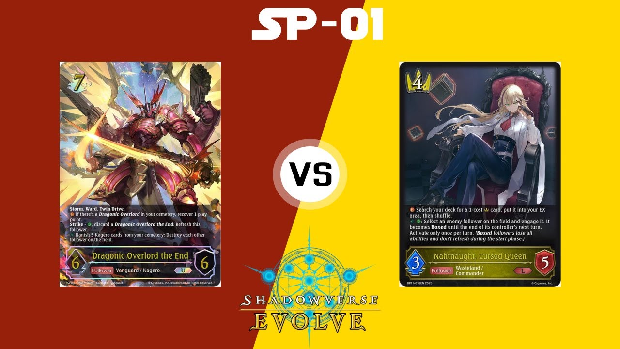 [SP-01] Kagero Vanguard против Wasteland Swordcraft! Раунд 1! Shadowverse Evolve! Турнир по релизу
