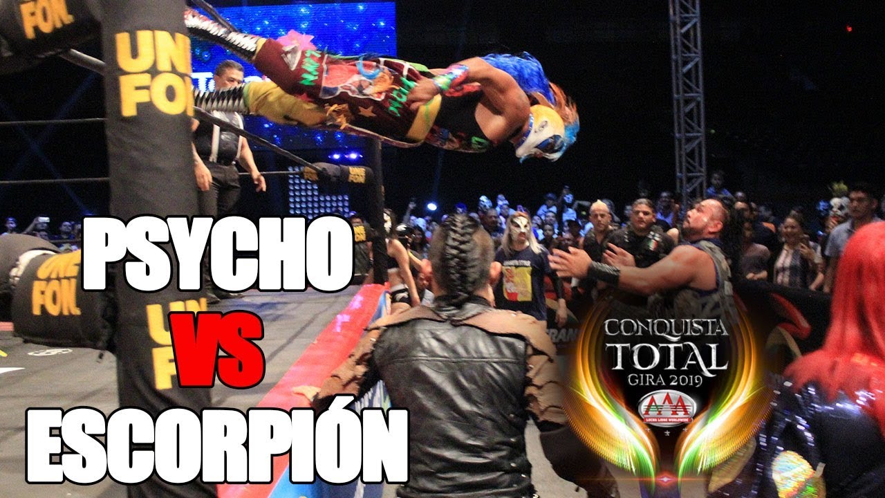 PSYCHO Vs ESCORPIÓN en LUMBERJACK | LUCHA COMPLETA | Lucha Libre AAA Worldwide