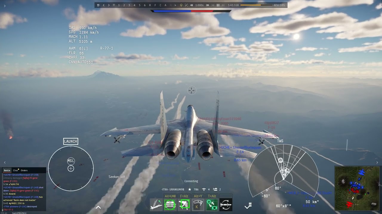 Su-30SM2 9킬 2어시 0데스