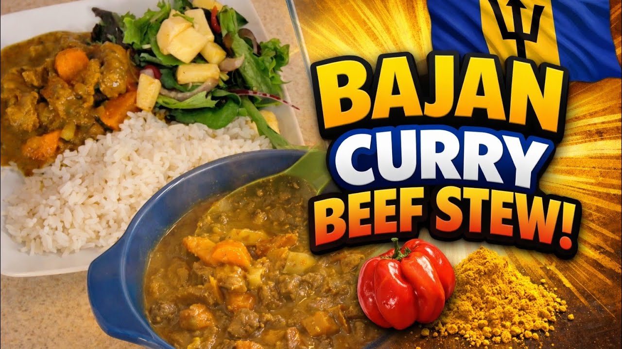Authentic Bajan Curry Beef Stew | Barbados Island Style 🇧🇧 