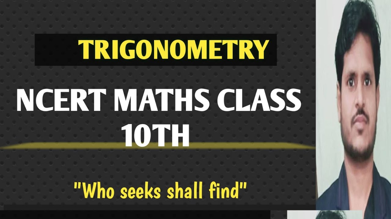 NCERT l Maths Solution|Class 10th|Trigonometry| CBSE Board|2024||PYQs| Lecture 7
