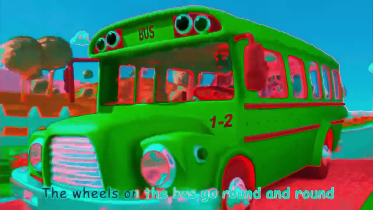 (Cocomelon|Wheels on the bus go round Intro  Remix Logo Effects (Sponsored by Preview 2 Effects