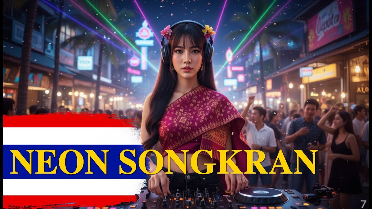 Songkran Festival EDM Party 💦 Neon Drops & Massive Bass