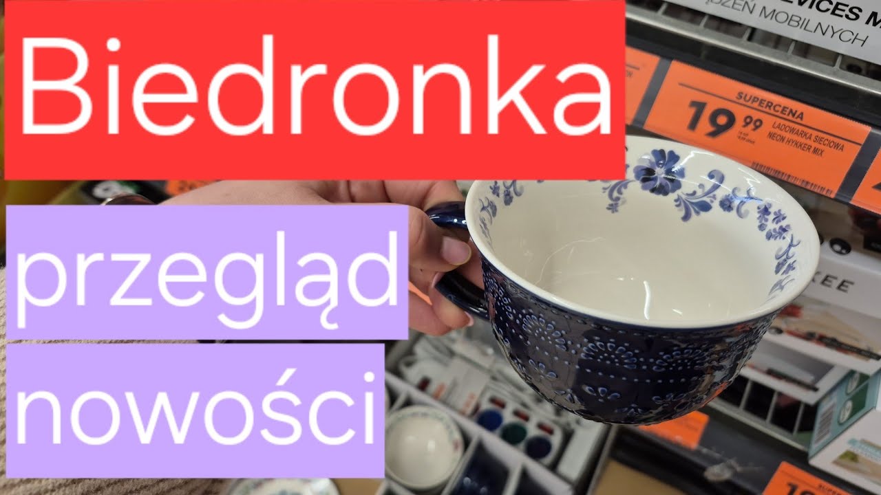 BIEDRONKA 🤗 KUBECZKI, KOLOROWE PATELNIE, TYDZIEŃ WŁOSKI