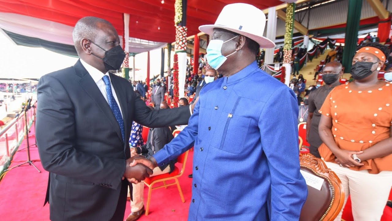 CHEERS AS DP RUTO ARRIVES AT WANG'URU STADIUM, KIRINYAGA FOR MASHUJAA DAY 2021 CELEBRATIONS!!