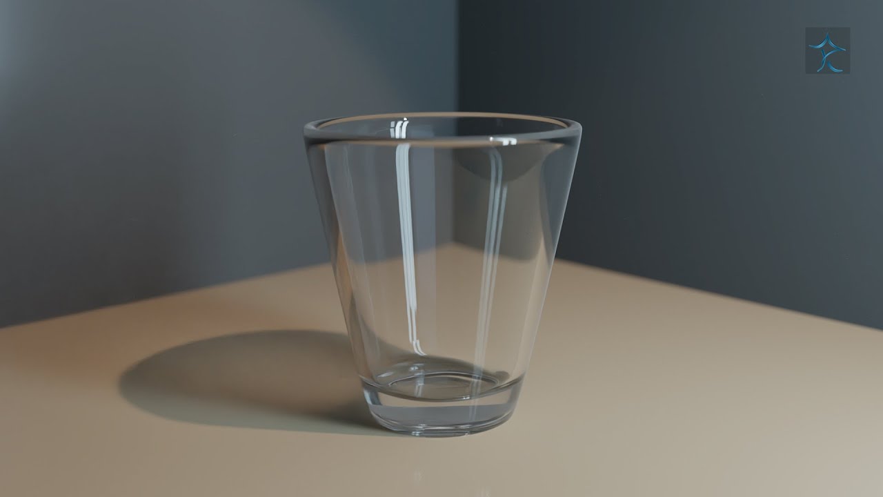 Create Realistic Glass Material In BLENDER Cycle Render | Studio Lighting#blender #blendertutorial