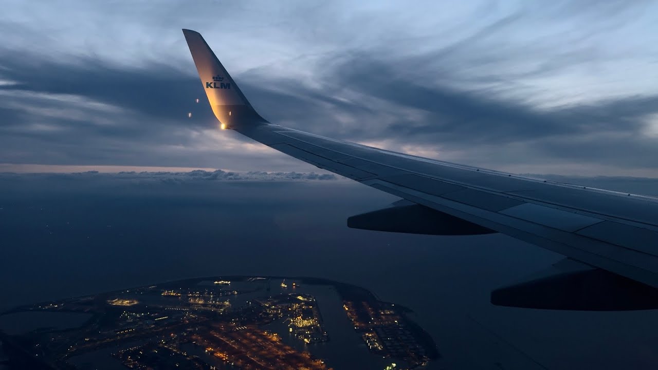 Calm Amsterdam Landing – KLM Boeing 737-800 – PH-BXA – AMS – SCS 77