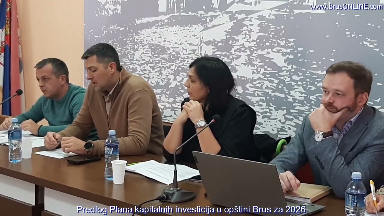 Plan kapitalnih investicija na teritoriji opštine Brus 2026