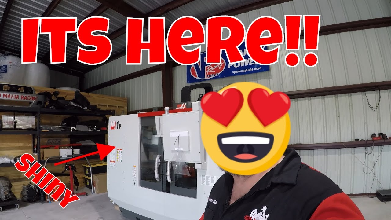 Our First CNC Machine gets Delivered - HAAS TM-1P Delivery Day!!!