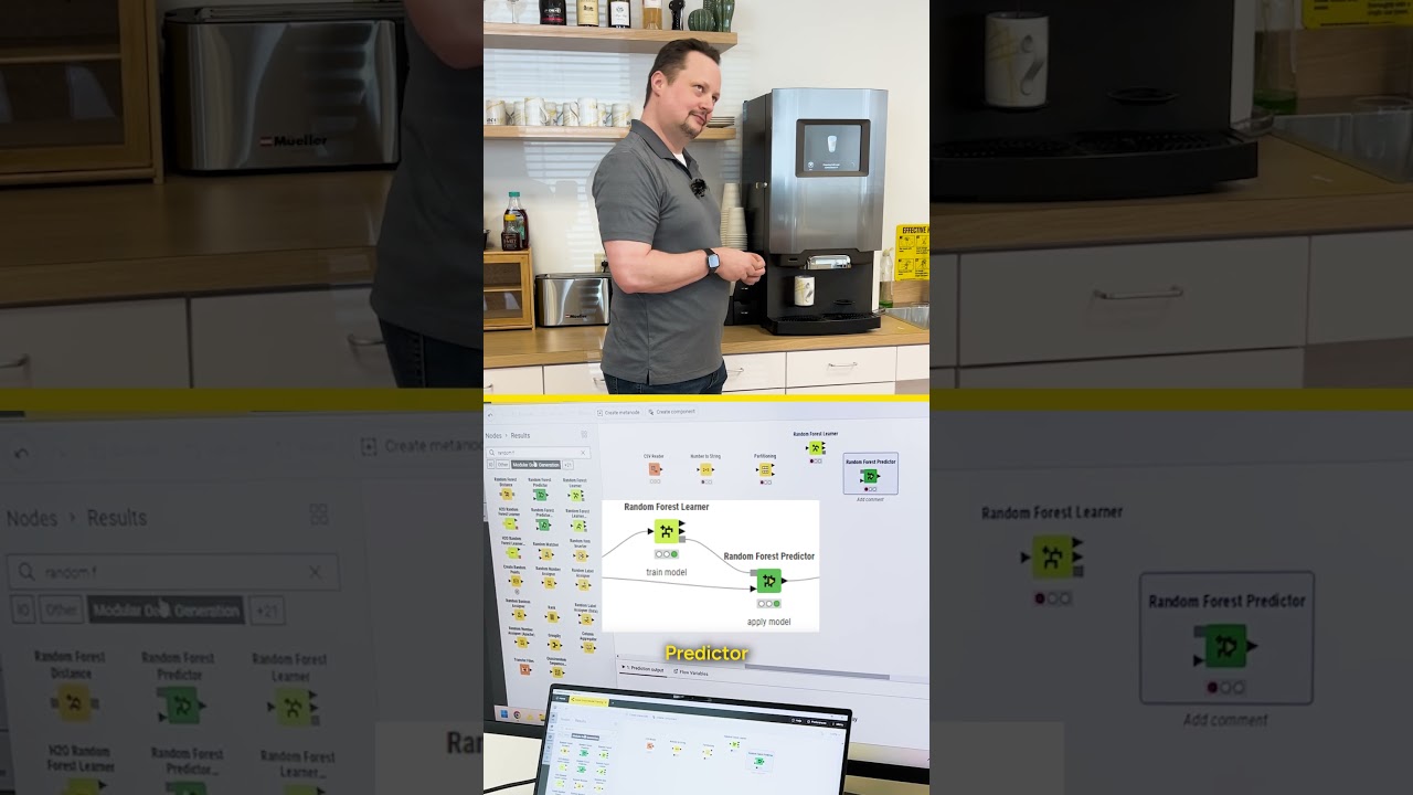 Train a Model as Fast as Making a Cup of Coffee? #KNIME #Shorts