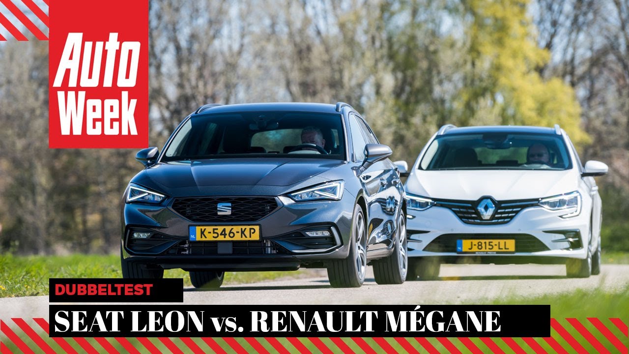 Renault Mégane Estate PHEV vs. Seat Leon Sportstourer PHEV - AutoWeek Dubbeltest - English subtitles