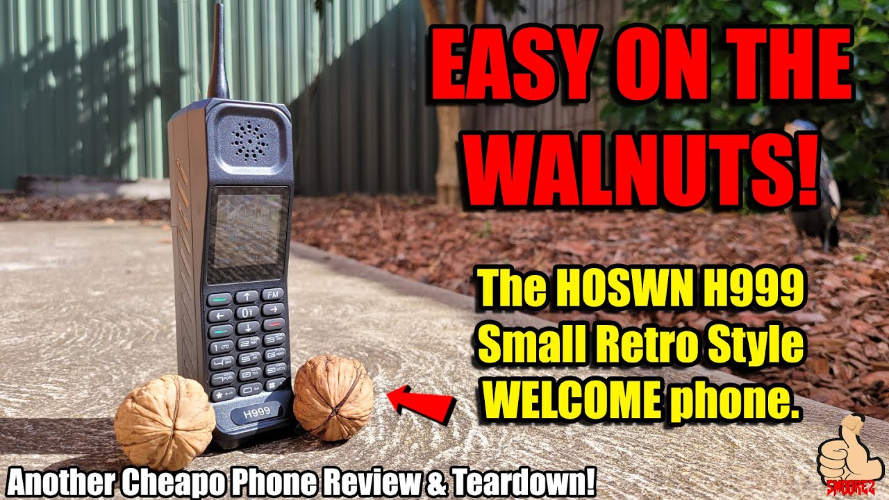 The HOSWN H999 Small Retro WELCOME phone is a phone that promises to go 