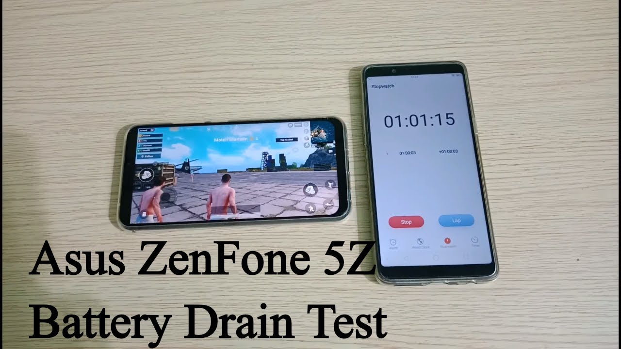 Asus ZenFone 5Z Battery Drain Test