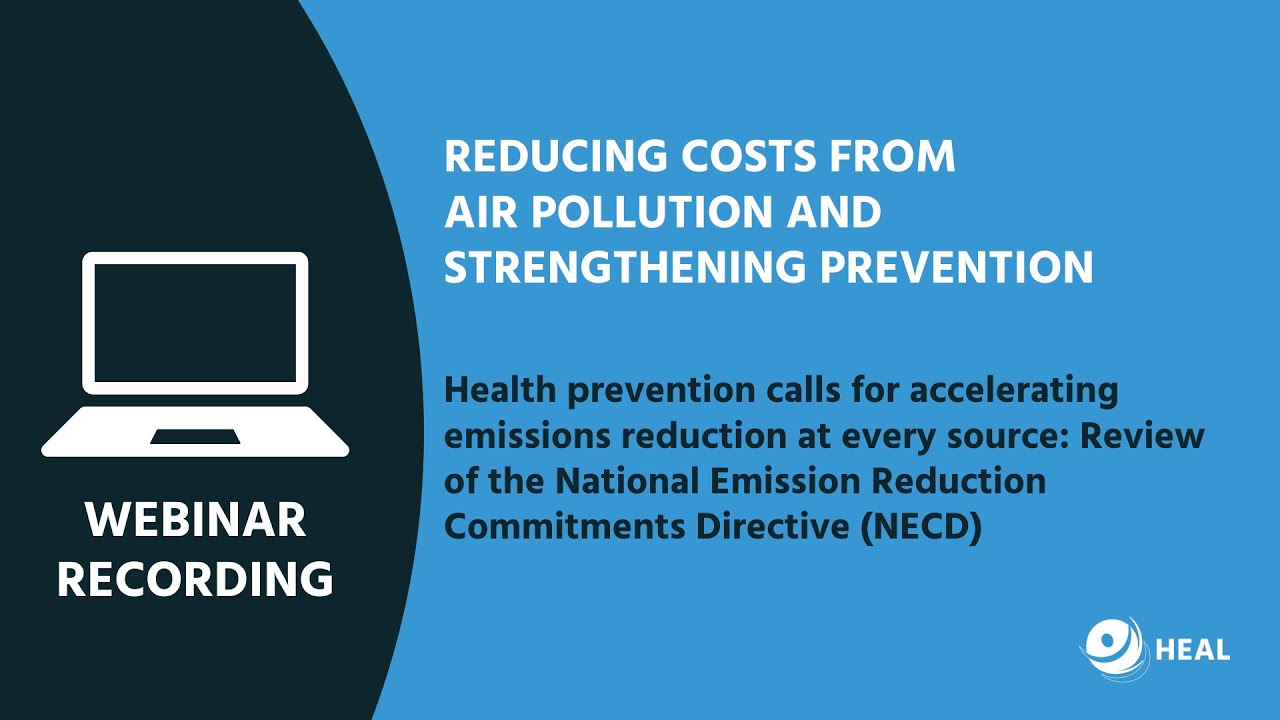 Webinar: Review of the National Emission Reduction Commitments Directive (NECD)