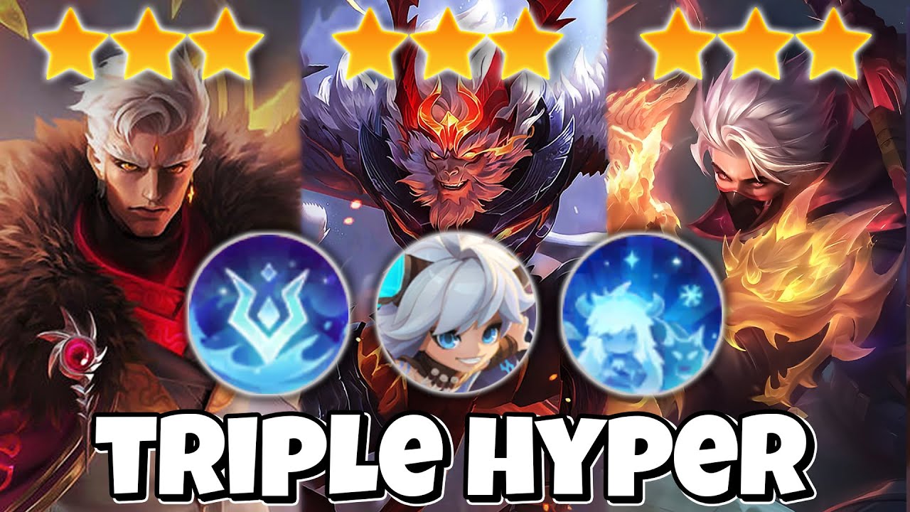 GILA BROK!! COMBO TRIPLE HYPER!! MAGIC CHESS GO GO