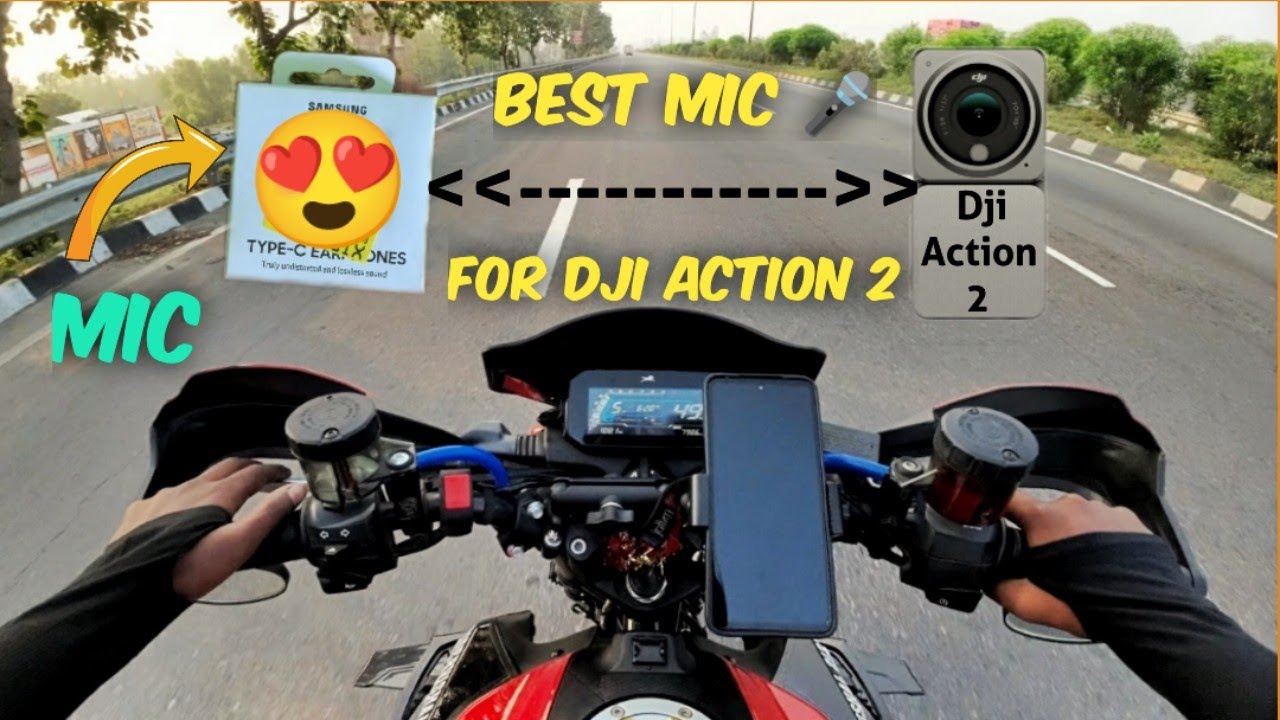 Best Motovloging Mic 🎙️ For Dji Action 2 || Which Is The Best Mic For Dji Action 2