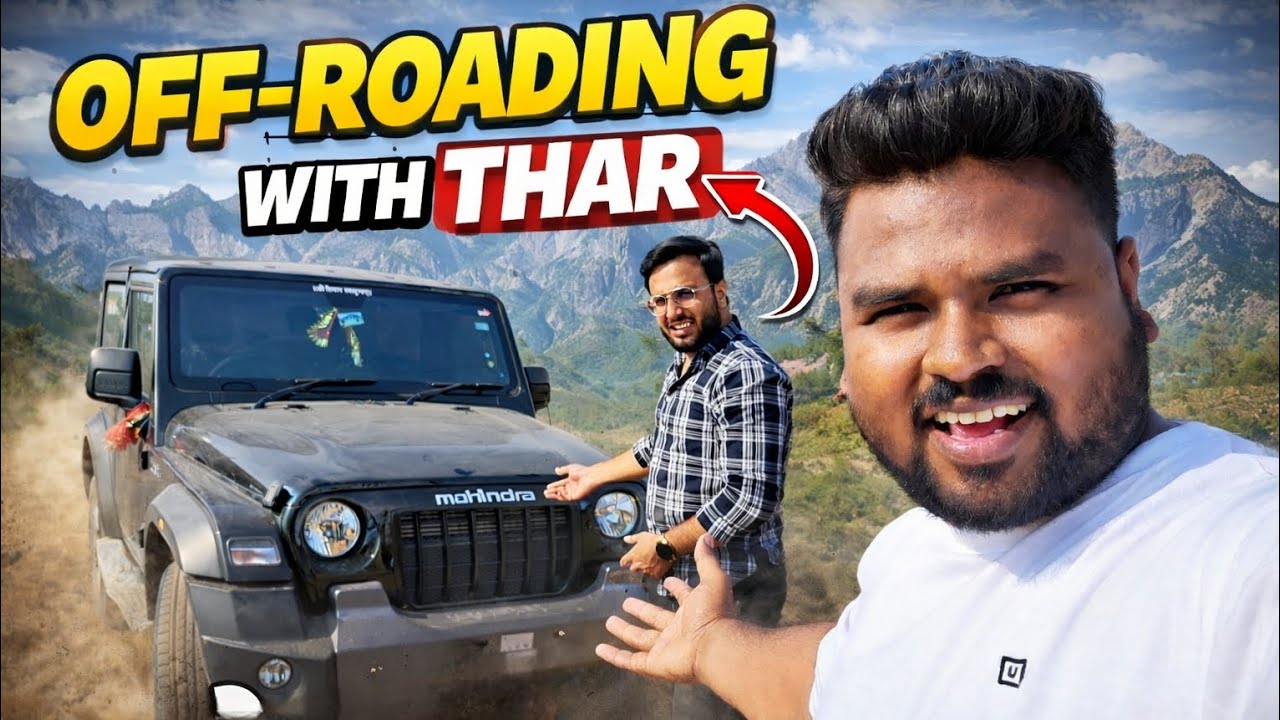 First Time Off-Roading Ka Asli Experience 🚙🔥|#youtube #tharlover #vlog 