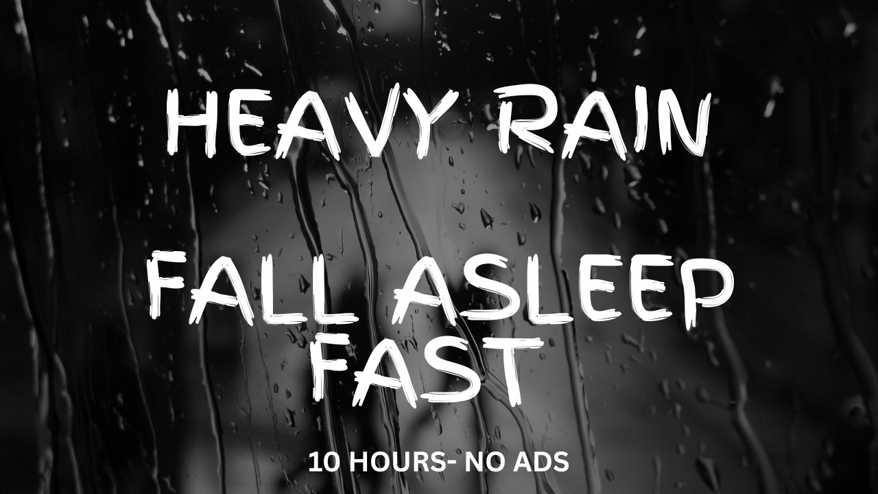 Alone in a Rainy Forest Tent 🌧️ 10 Hours of Deep Sleep Sound