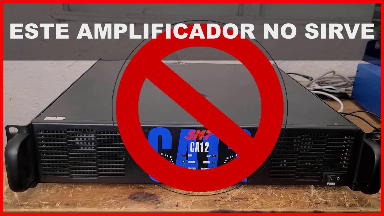 ⚡Amplificador SMT CA 12 Test de POTENCIA/ REVIEW⚡