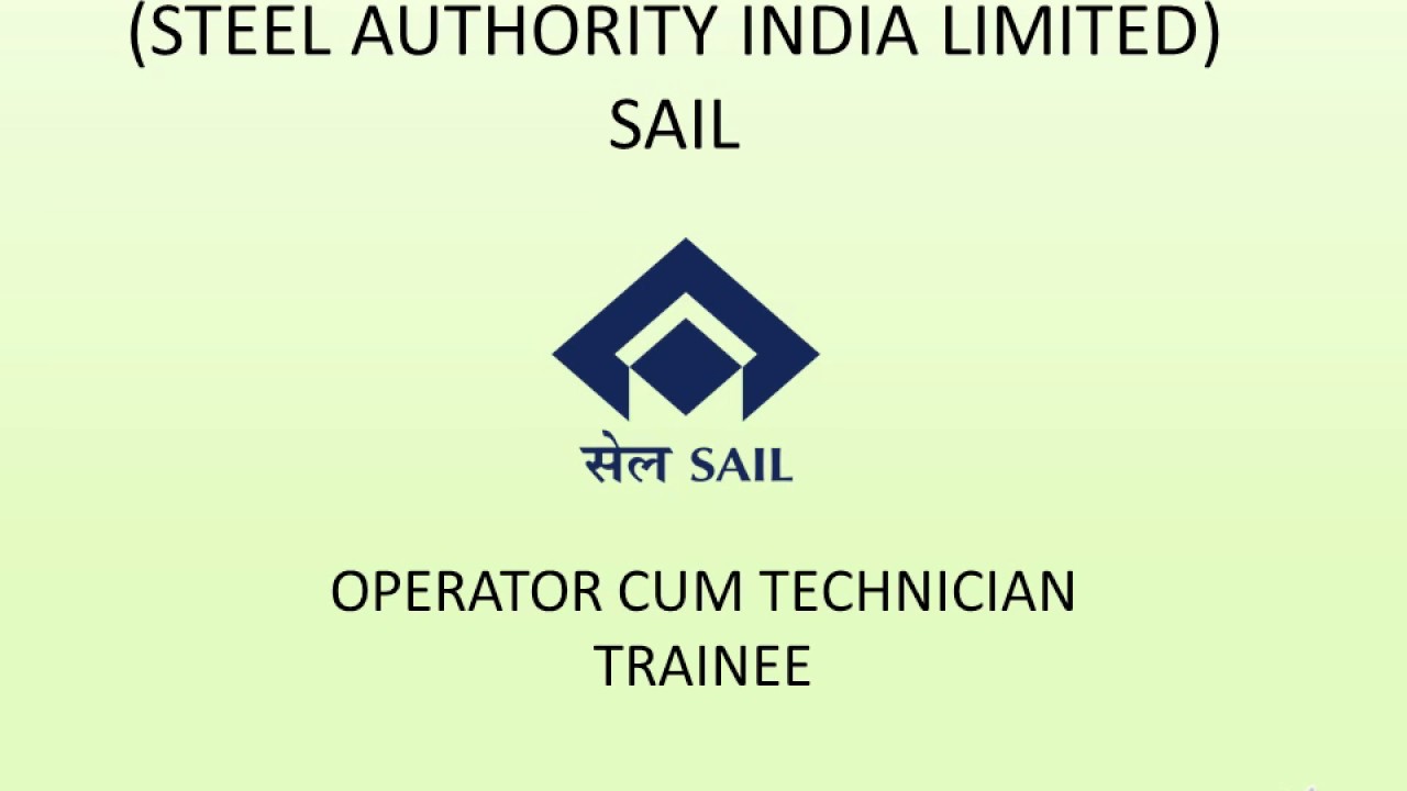 Syllabus for SAIL Examination