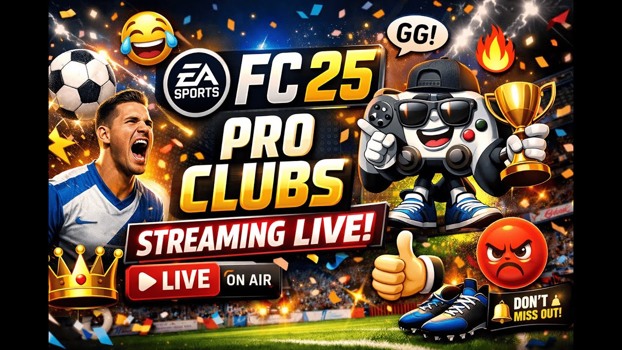 🔴 LIVE STREAM | EA FC 25 Pro Clubs ⚽🔥 No Mercy Tonight 😈