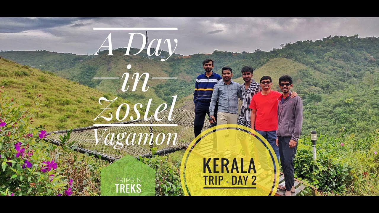 A Day in Vagamon| Trekking,Waterfall & Pine Valley visit| Kerala Trip Day -2| The lost Hostel Munnar