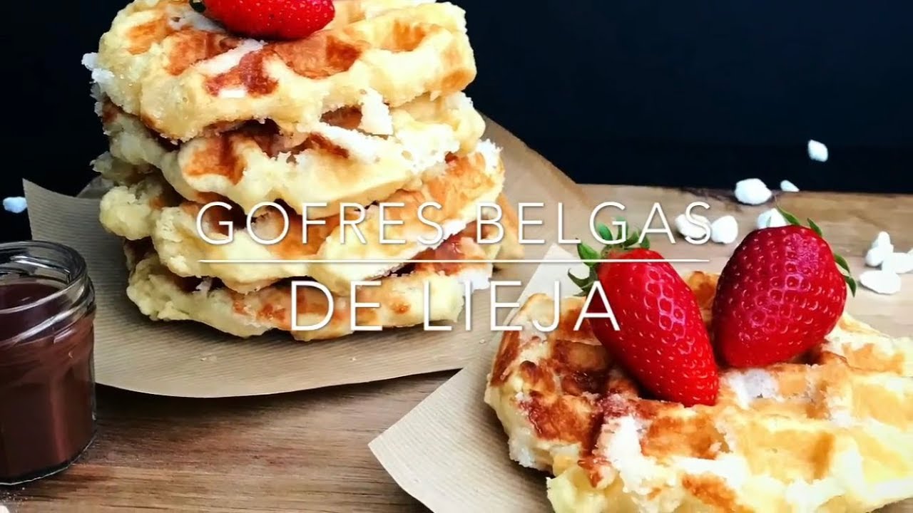 Gofres belgas de Lieja